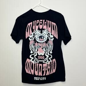 Trip City Mycelium Mountain 1968 Shirt Trippy Psychodelic Small